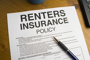 renters insurance policy paperwork